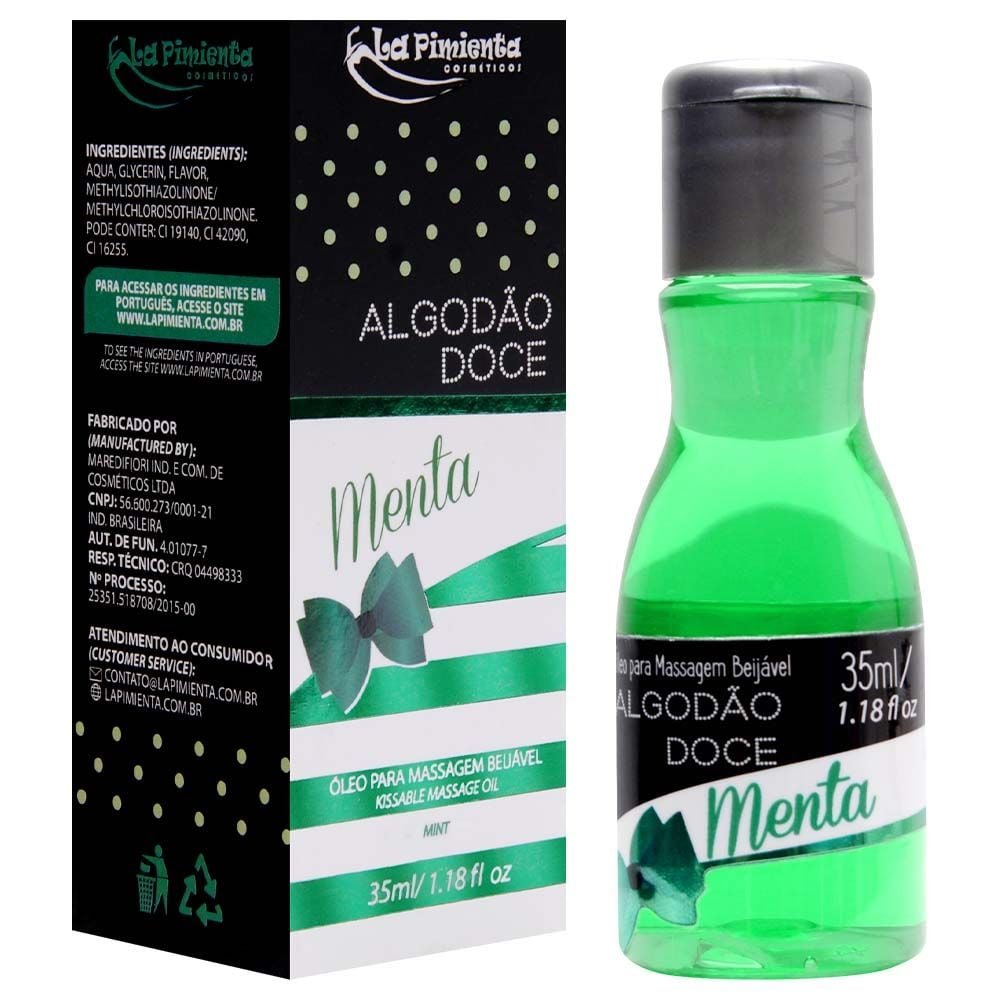 óleo Beijável Algodão Doce 35ml La Pimienta
