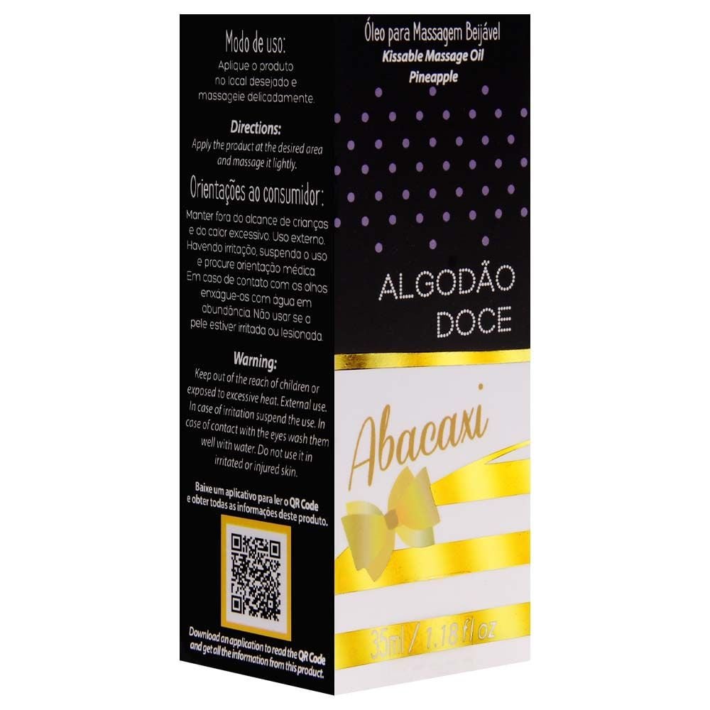 óleo Beijável Algodão Doce 35ml La Pimienta