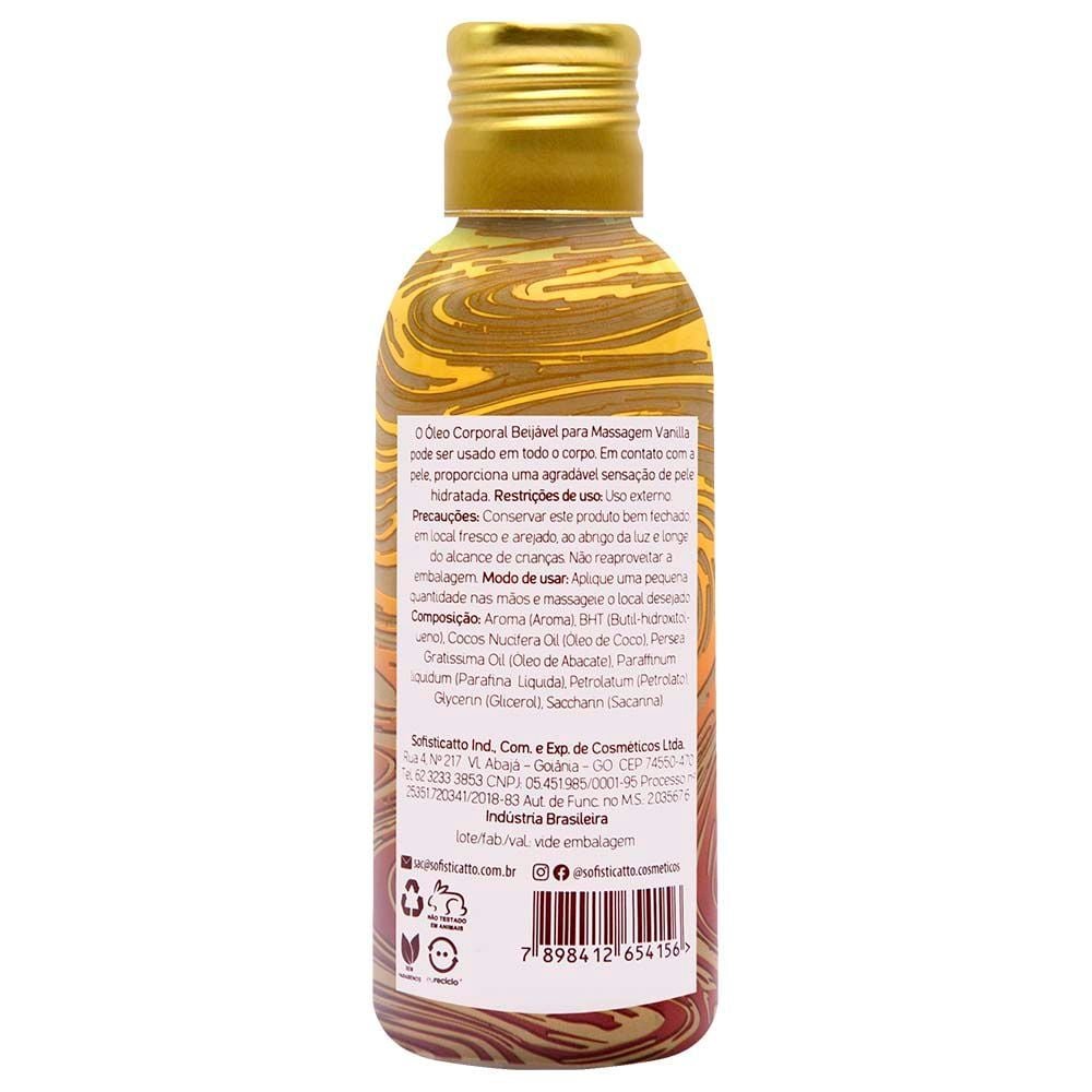 óleo Beijável Massagem La Passion 120ml Sofisticatto