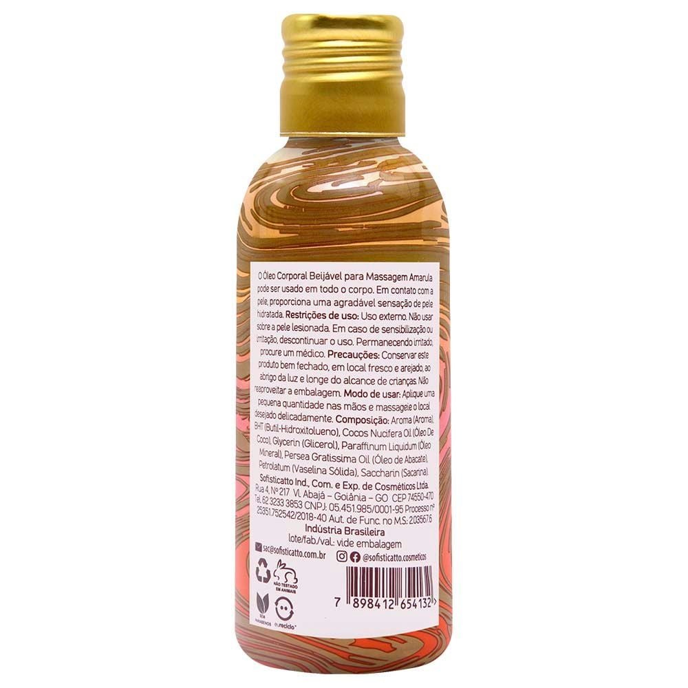 óleo Beijável Massagem La Passion 120ml Sofisticatto