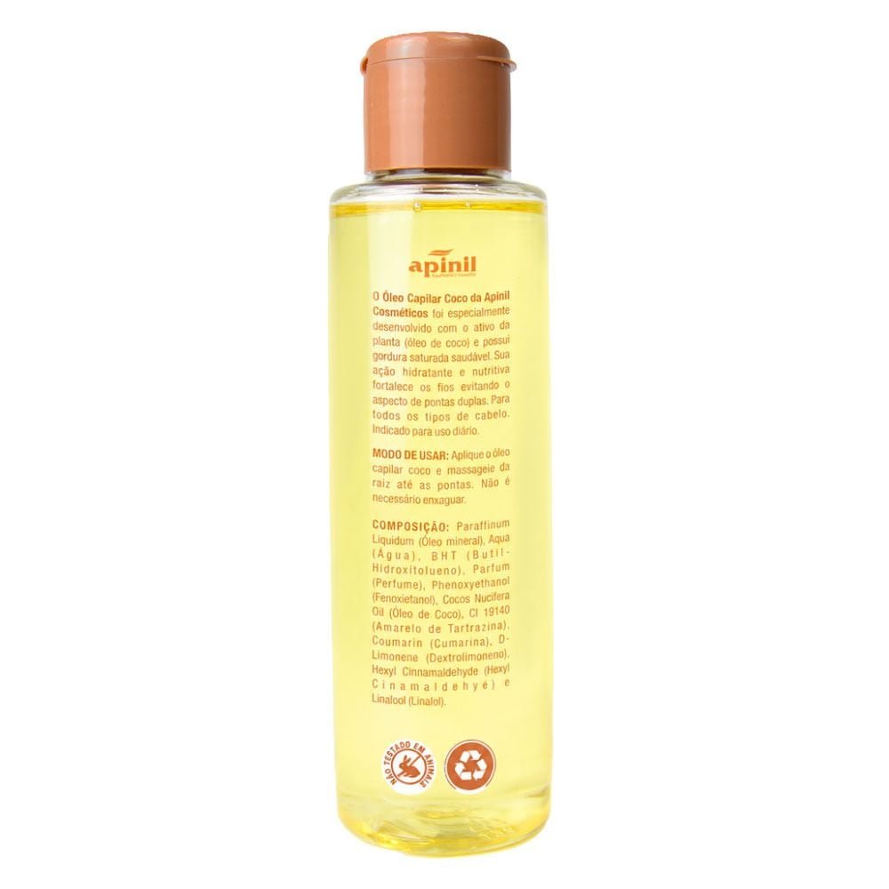 óleo Capilar Filme Coco 120ml Apinil