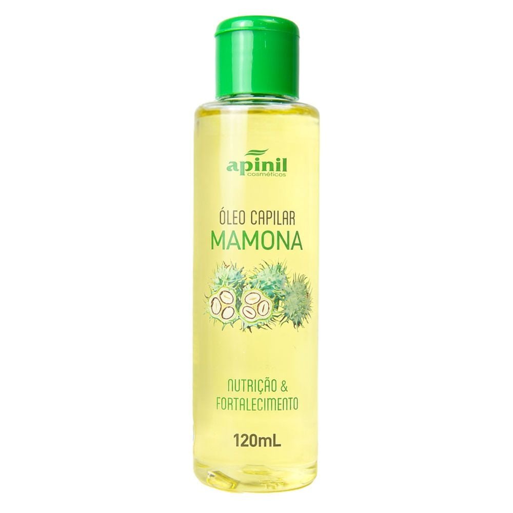 óleo Capilar Nutrição Mamona 120ml Apinil