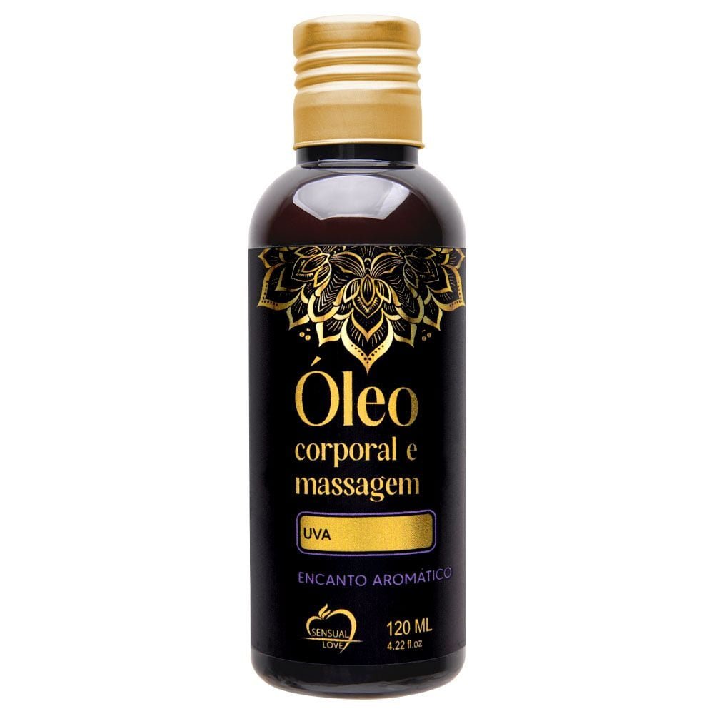 óleo Corporal Para Massagem 120ml Sensual Love