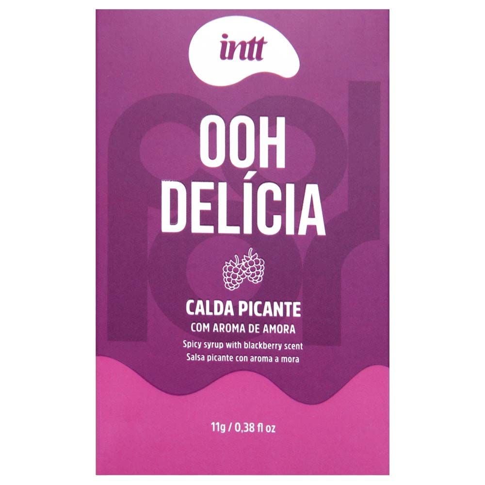 Ooh Delícia Calda Beijável Sabor Amora 11g Intt