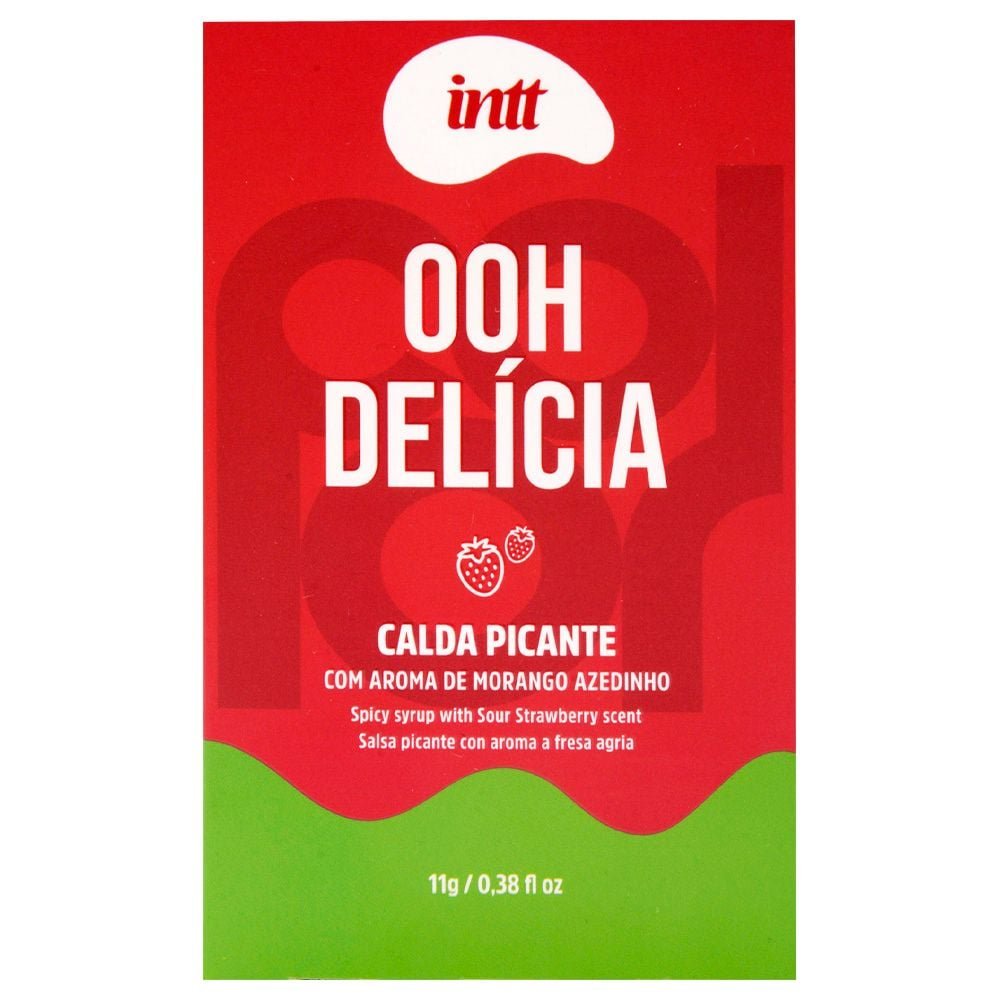 Ooh Delícia Calda Picante Morango Azedinho 11g Intt