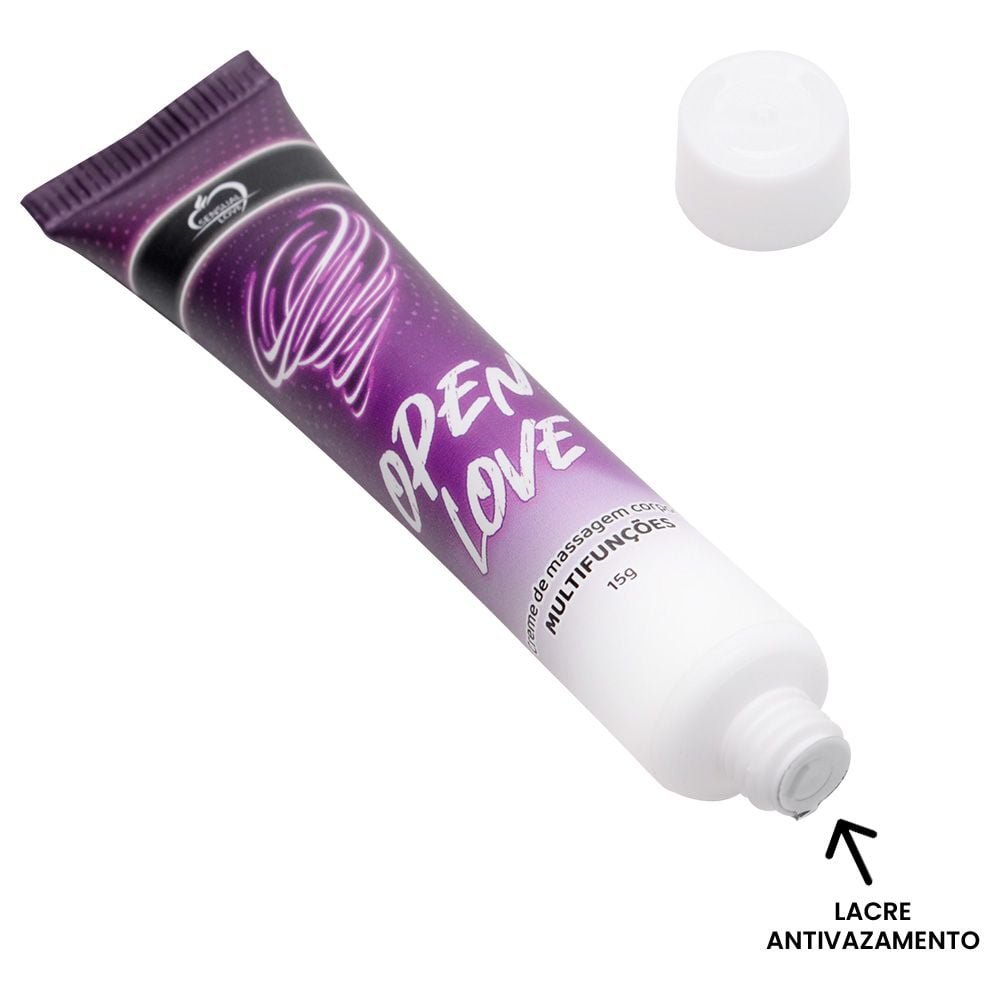 Open Love Gel Excitante Multifunções 15g Sensual Love