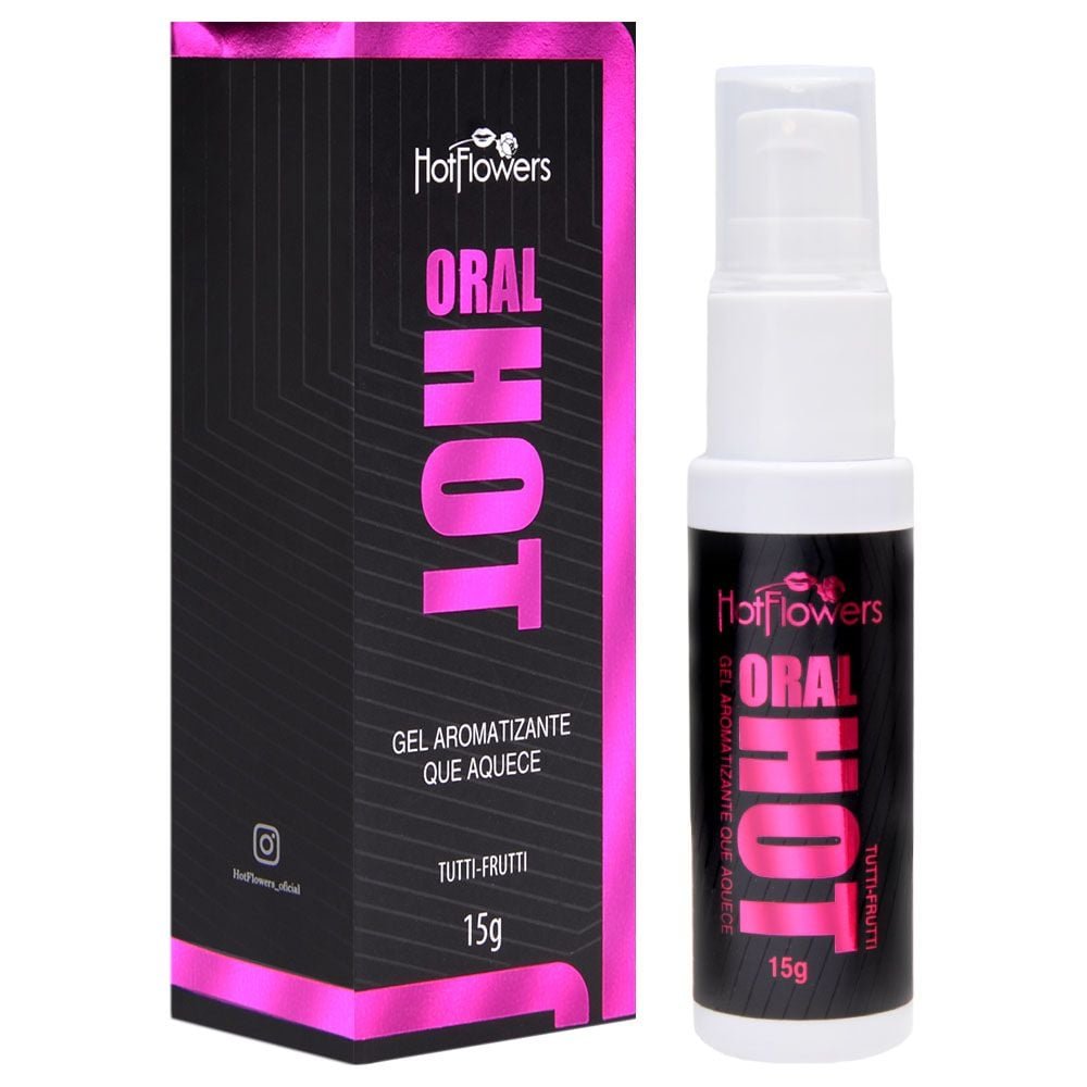 Oral Hot Gel Excitante 15g Hot Flowers