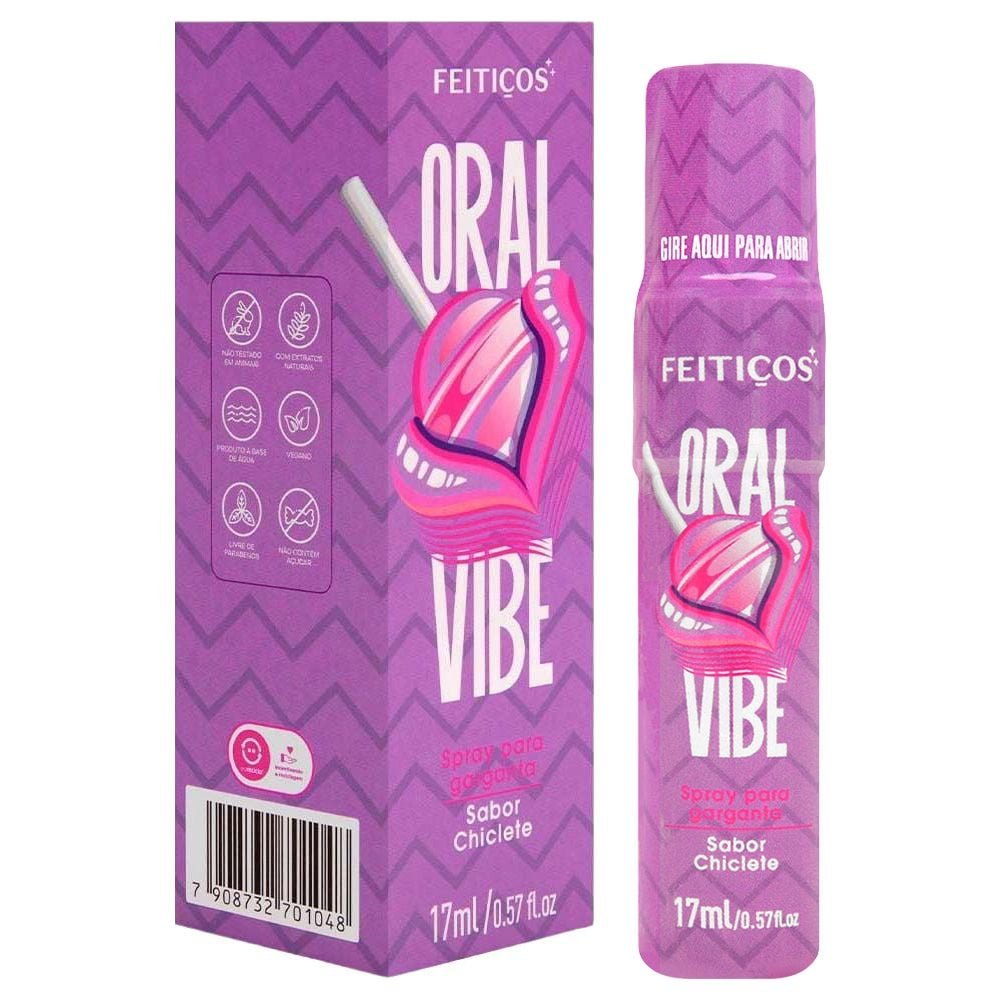 Oral Vibe Spray Garganta Profunda 17ml Feitiços