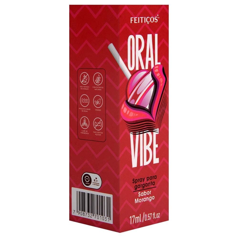 Oral Vibe Spray Garganta Profunda 17ml Feitiços