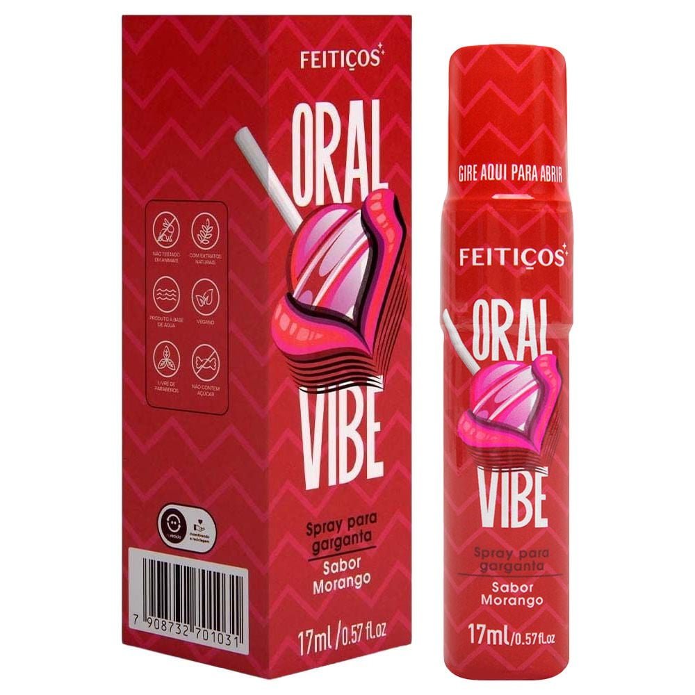 Oral Vibe Spray Garganta Profunda 17ml Feitiços