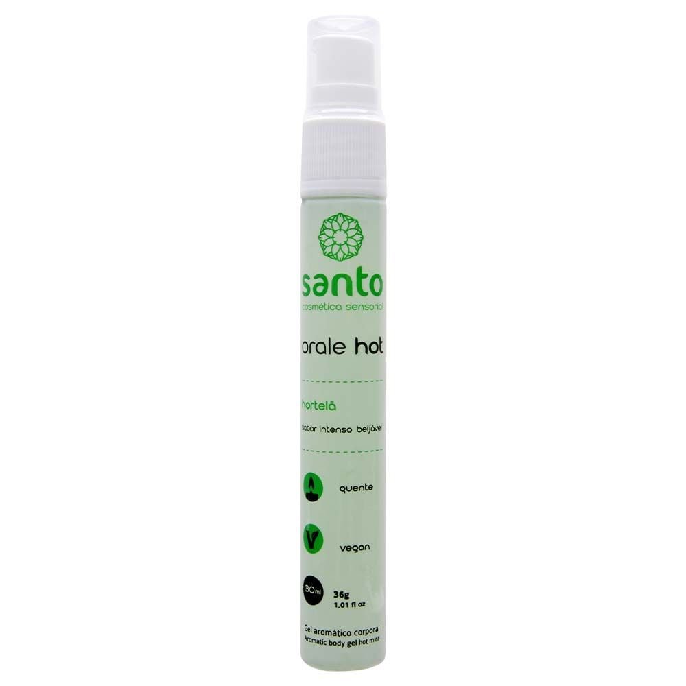 Orale Hot Gel Comestível Sabor Intenso 30ml Santo