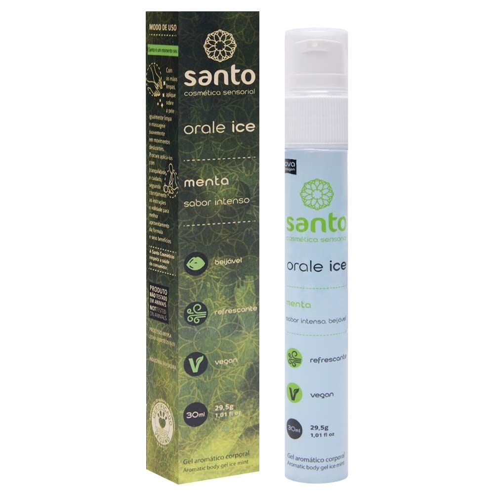 Orale Ice Gel Comestível Sabor Intenso 30ml Santo
