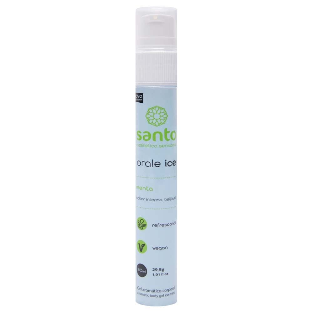 Orale Ice Gel Comestível Sabor Intenso 30ml Santo
