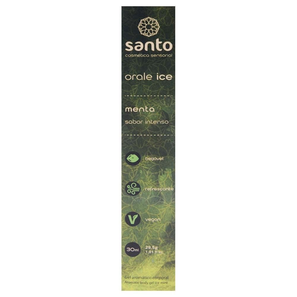 Orale Ice Gel Comestível Sabor Intenso 30ml Santo