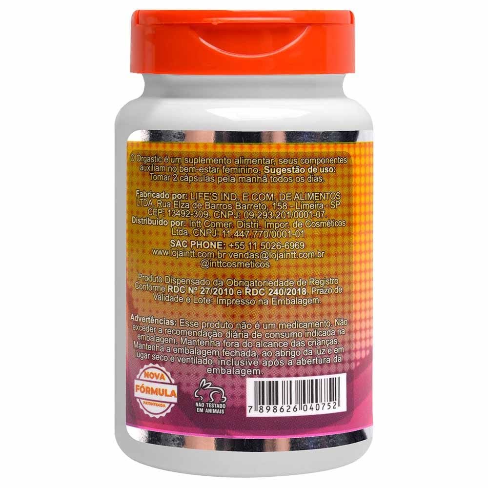 Orgastic 60 Cápsulas Suplemento Feminino Intt