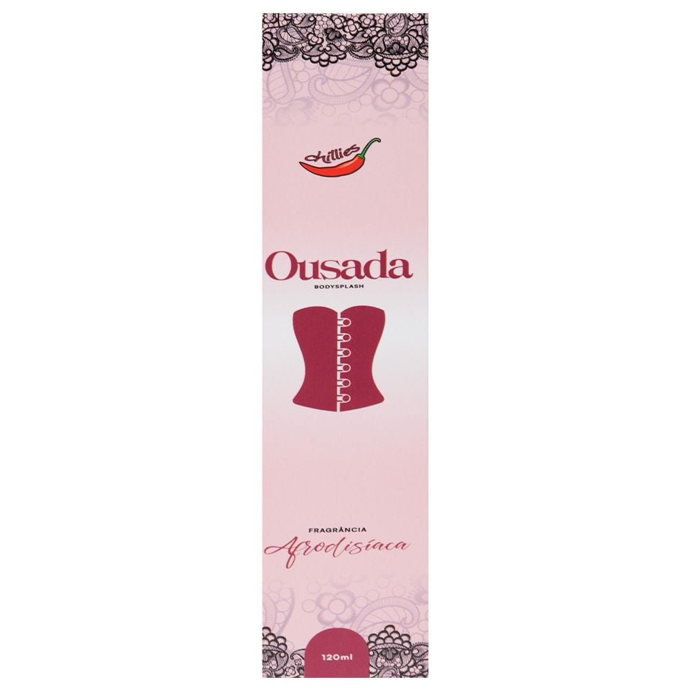 Ousada Body Splash Afrodisíaco 120ml Chillies