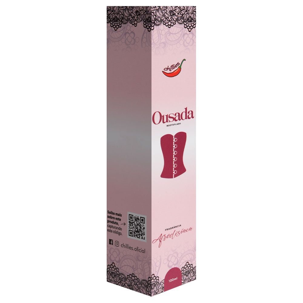 Ousada Body Splash Afrodisíaco 120ml Chillies
