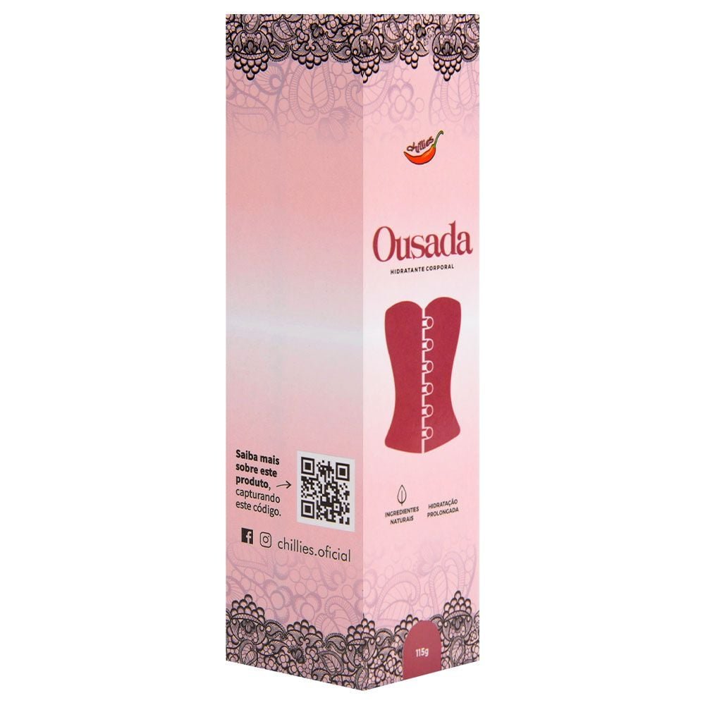 Ousada Creme Hidratante Sensual 115g Chillies