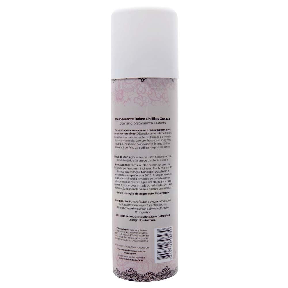 Ousada Desodorante íntimo Aerossol 90g Chillies