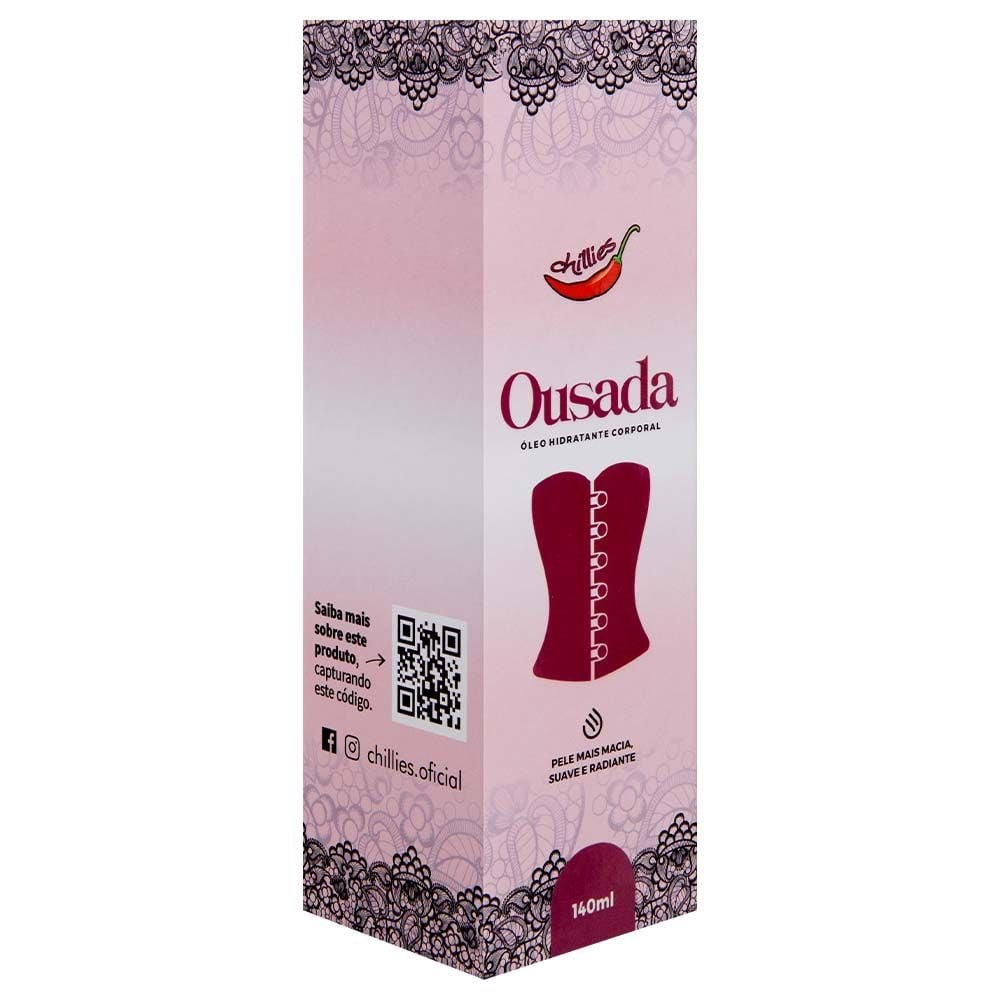 Ousada óleo Hidratante Sensual 140ml Chillies