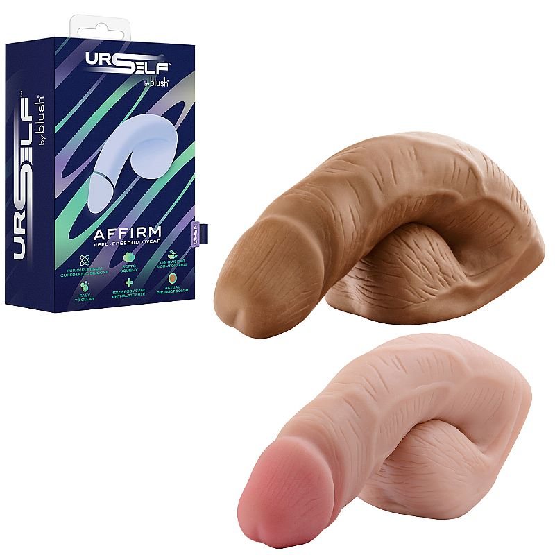 Packer - Pênis para Dar Volume - 12,7x3,1 - Affirm - Blush - Bege
