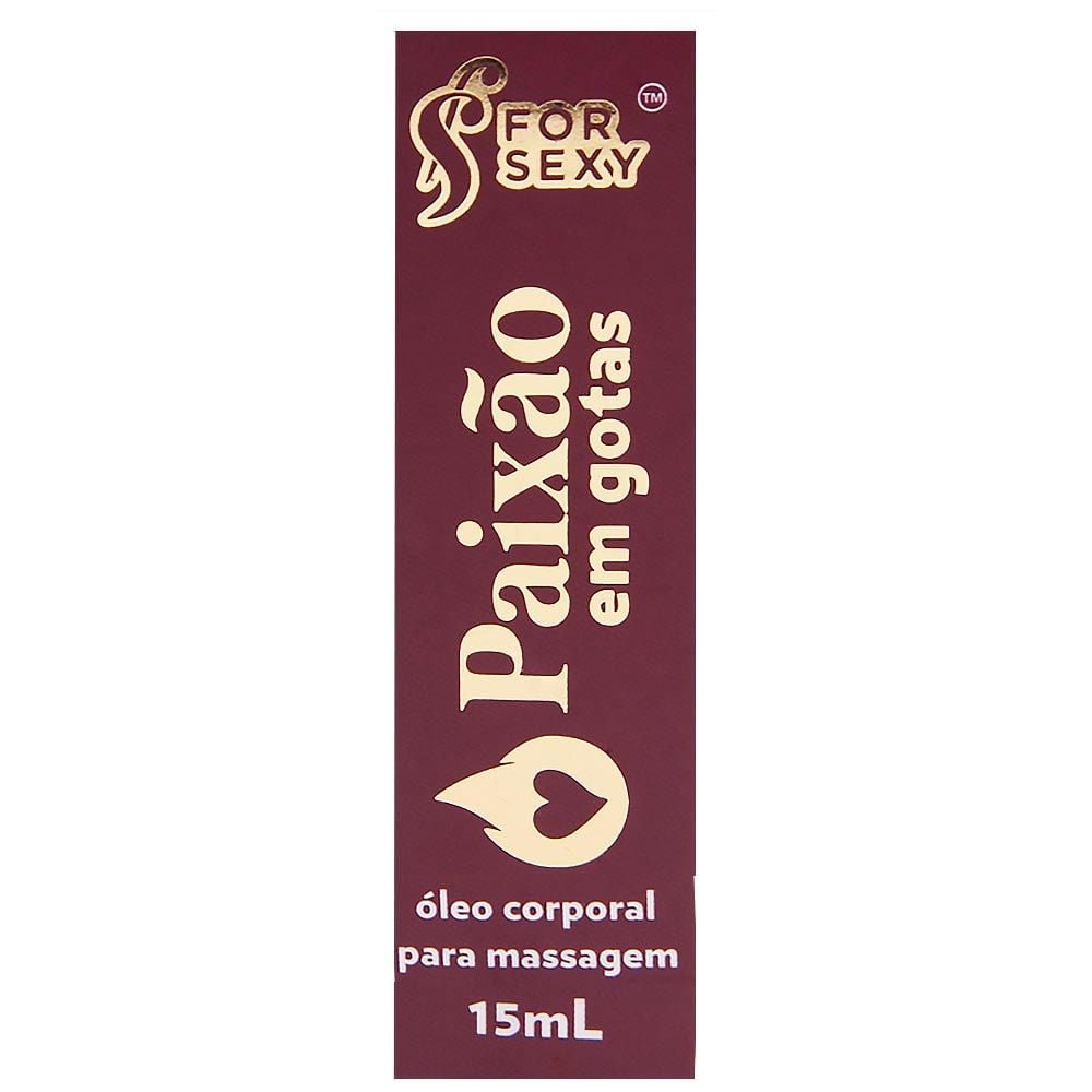 Paixão Em Gotas óleo Corporal Hot 15ml For Sexy