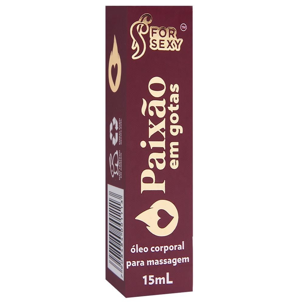 Paixão Em Gotas óleo Corporal Hot 15ml For Sexy