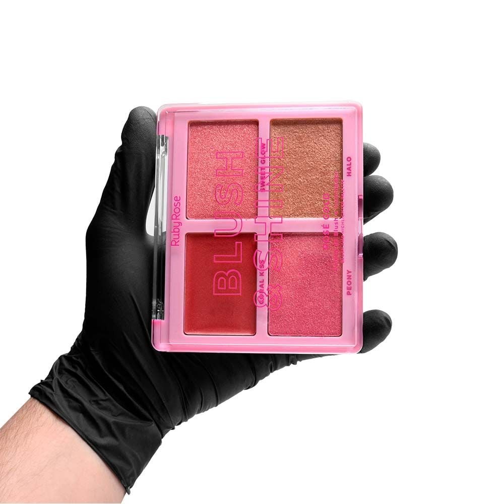 Paleta Blush E Shine Rosé Gold 19,41g Ruby Rose