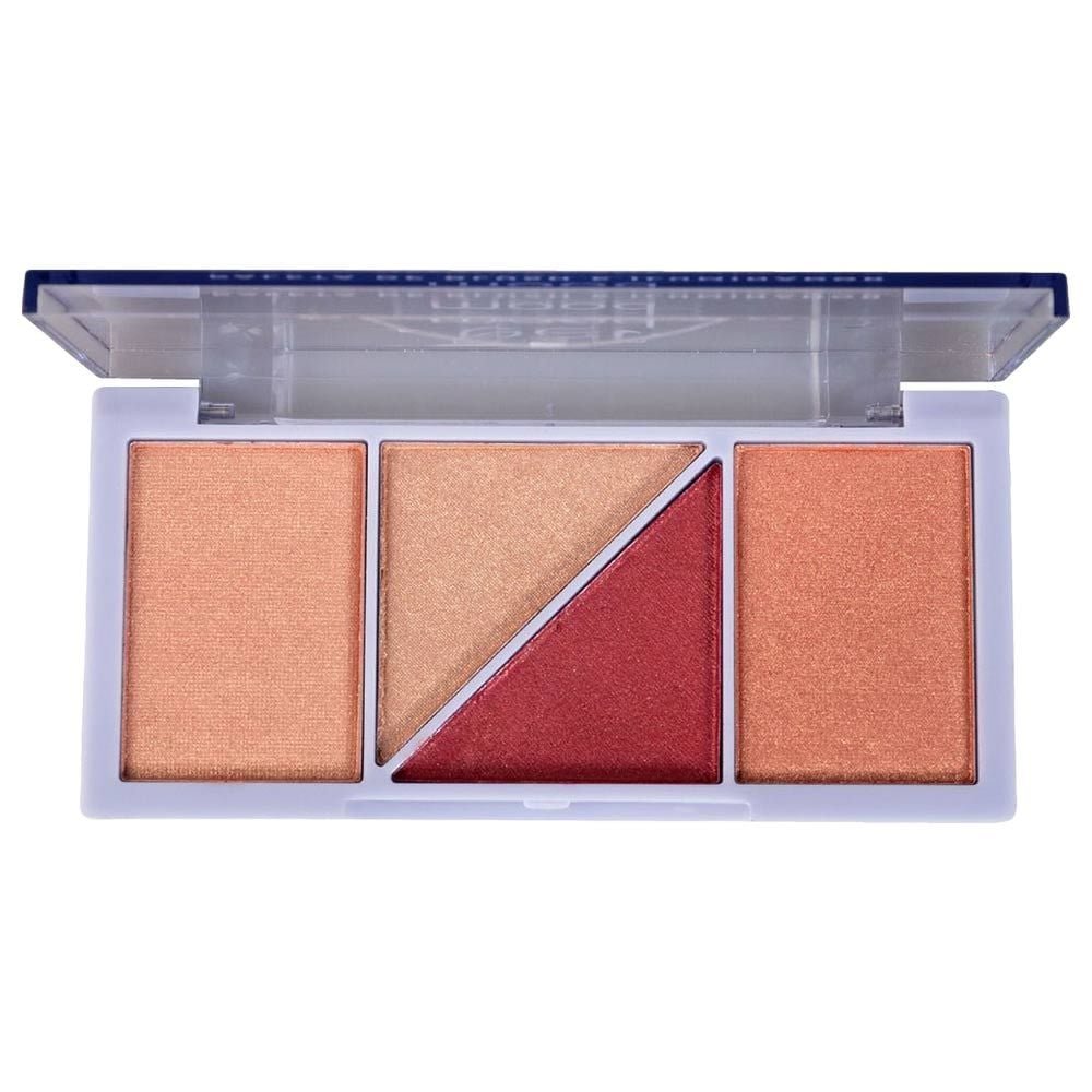 Paleta De Blush E Iluminador Feels Mood 10,3g Ruby Rose