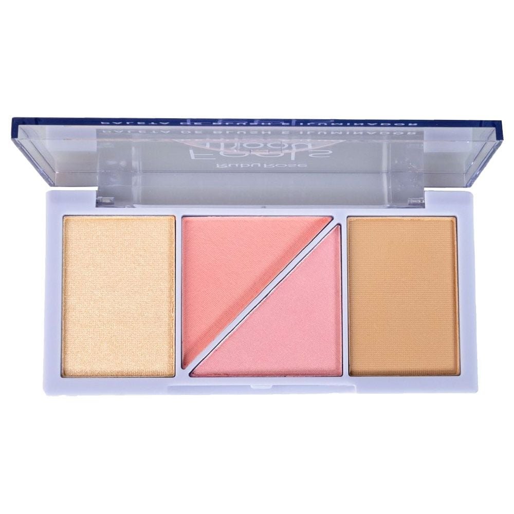 Paleta De Blush E Iluminador Feels Mood 10,3g Ruby Rose