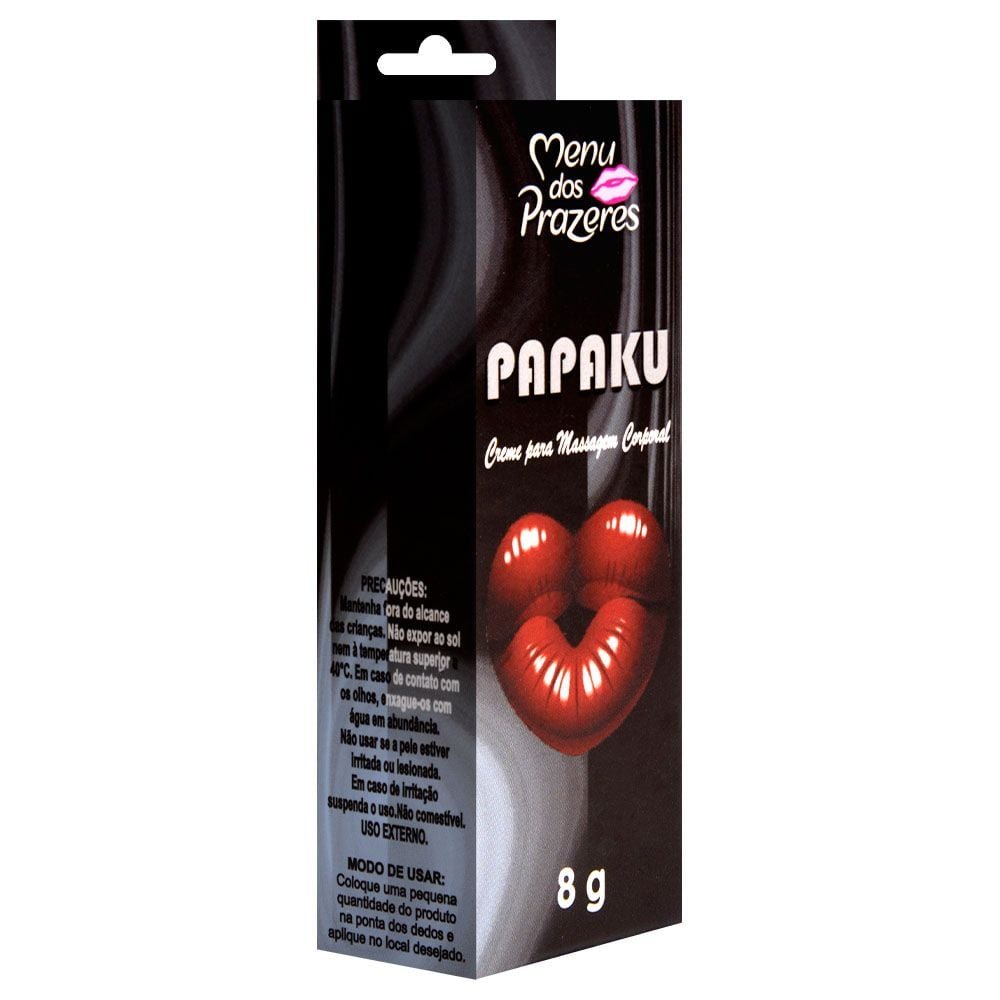 Papaku Dessensibilizante Anal 8g Menu Dos Prazeres
