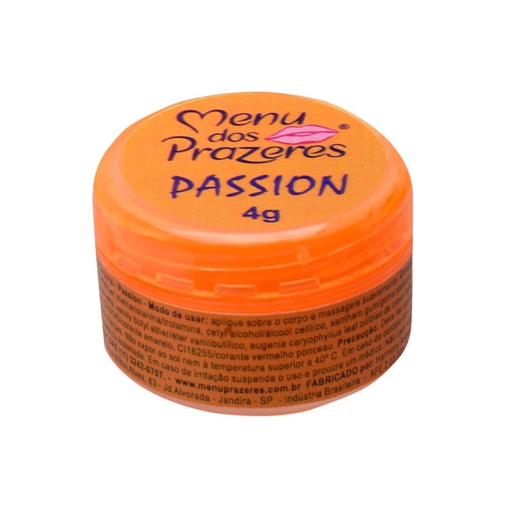 Passion Excitante Hot Ice 4g Menu Dos Prazeres