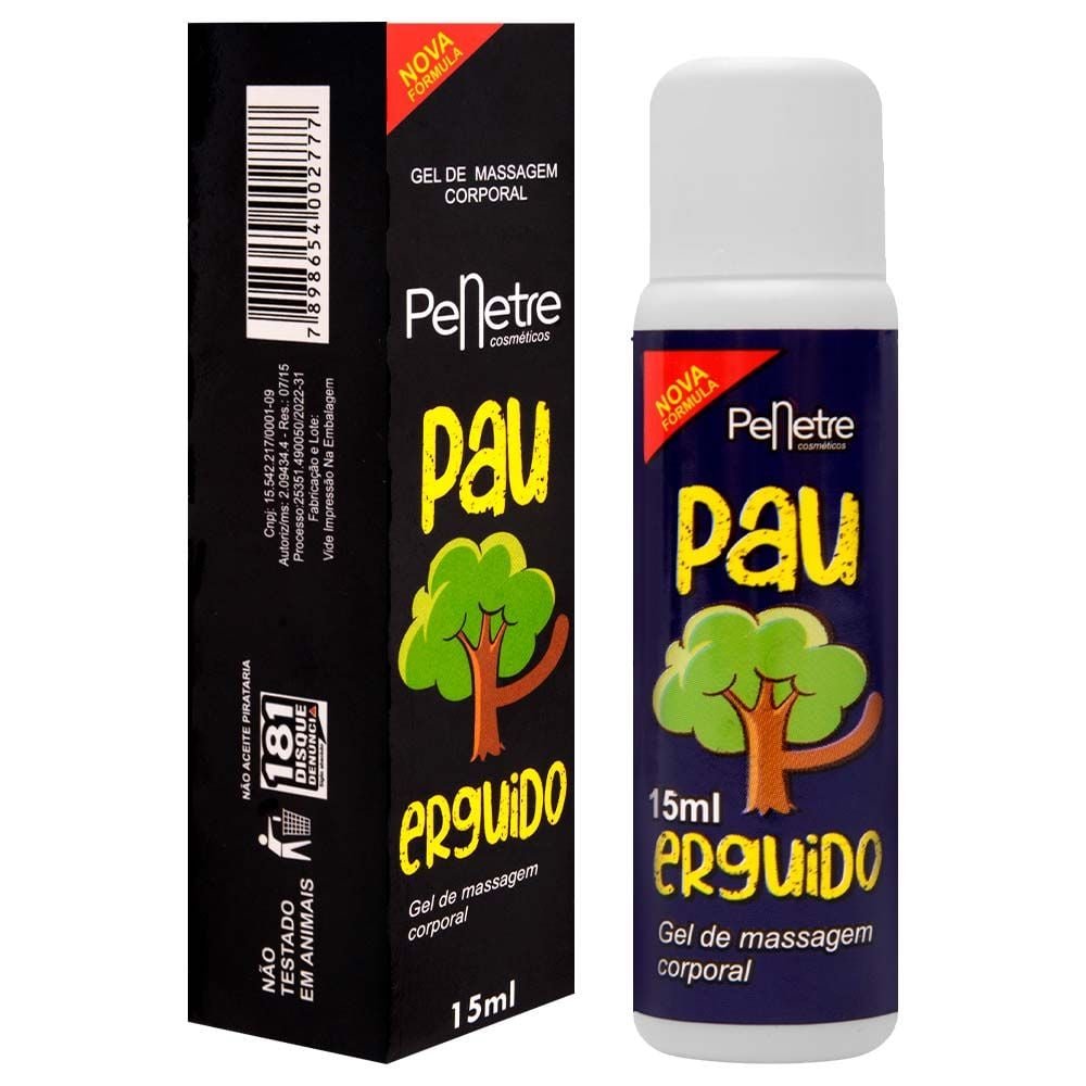 Pau Erguido Gel Mantém Ereção 15ml Penetre