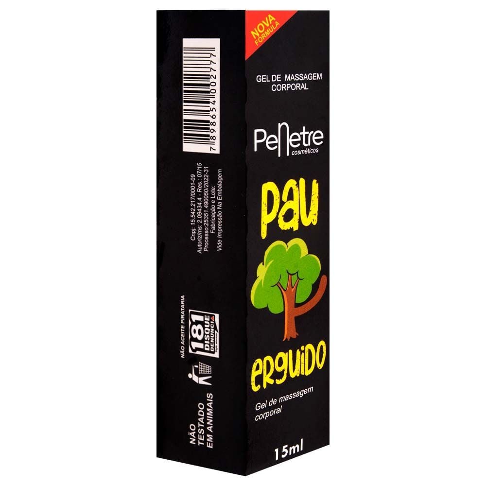 Pau Erguido Gel Mantém Ereção 15ml Penetre