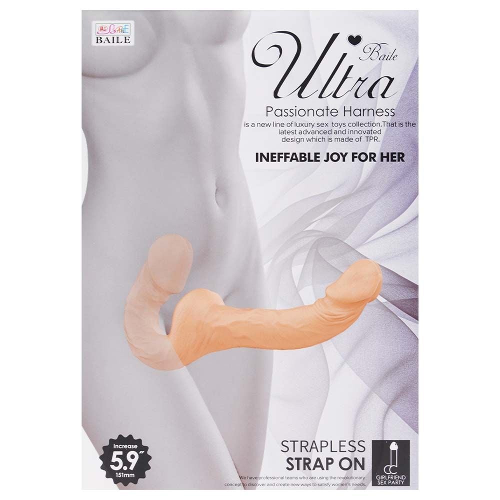 Penetrador Strapless Com Plug Vaginal Baile Vipmix