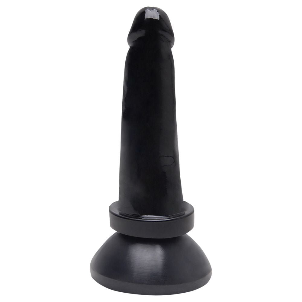 Pênis Borracha Maciço Com Ventosa 15 X 3,3cm Kgel