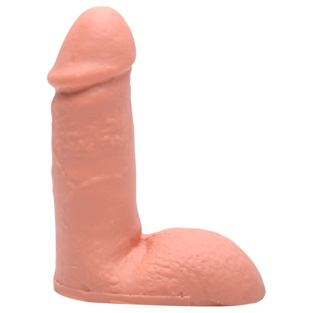 Pênis Borracha Maciço Escroto 12 X 3,7cm Dominatrixxx