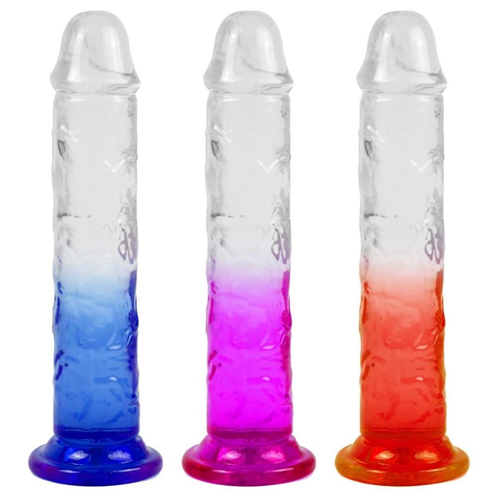 Pênis Color Jelly 19,5 X 3,8cm Ventosa Youvibe Vipmix
