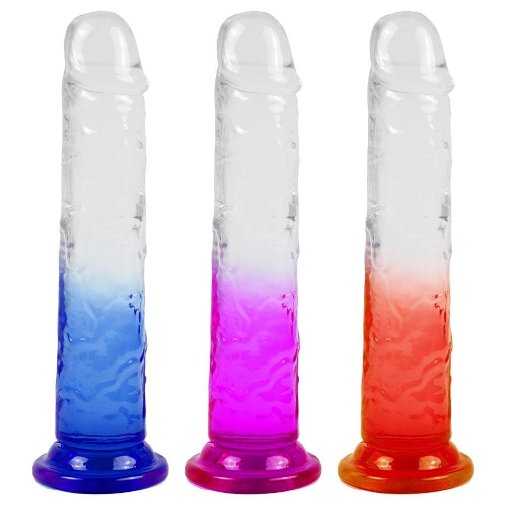 Pênis Color Jelly 19,5 X 3,8cm Ventosa Youvibe Vipmix