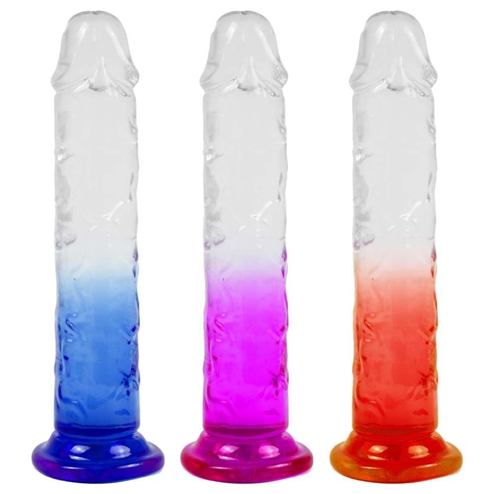 Pênis Color Jelly 19,5 X 3,8cm Ventosa Youvibe Vipmix