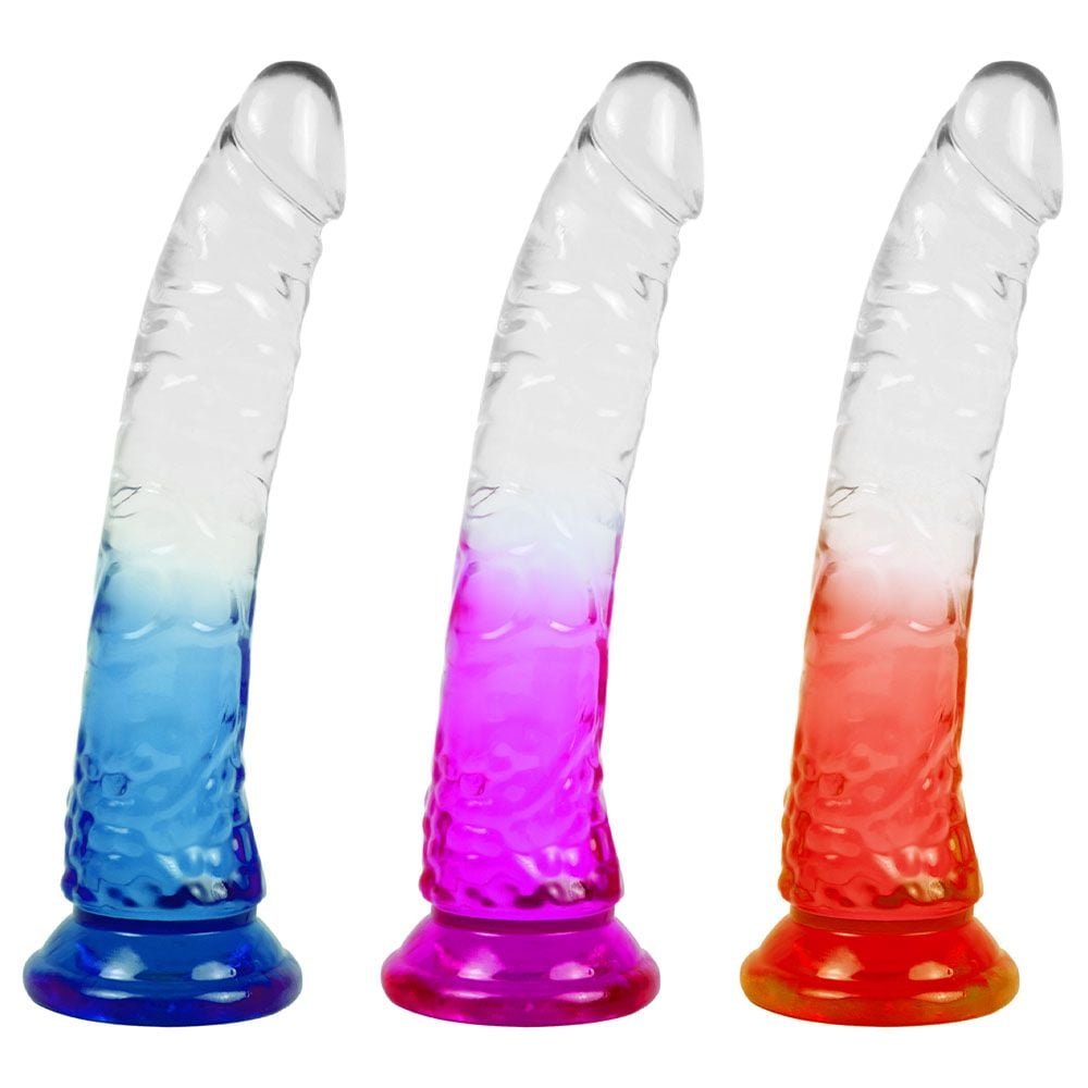 Pênis Color Jelly 20,5 X 4cm Ventosa Youvibe Vipmix