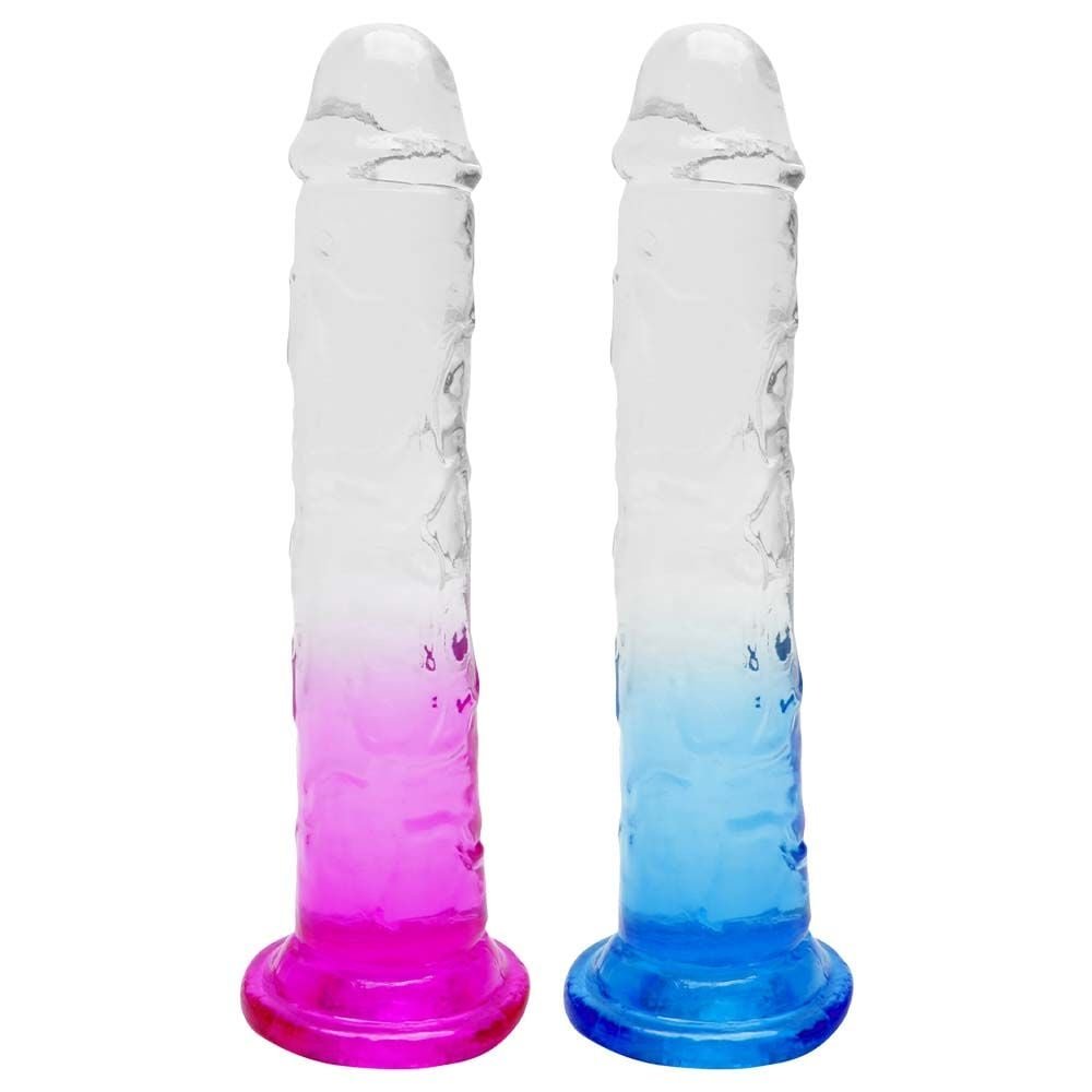 Pênis Color Transparente 19,5 X 3,8cm Sexy Import