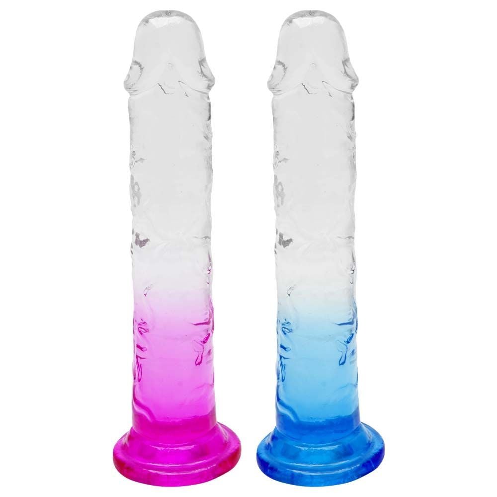 Pênis Color Transparente 19,5 X 3,8cm Sexy Import