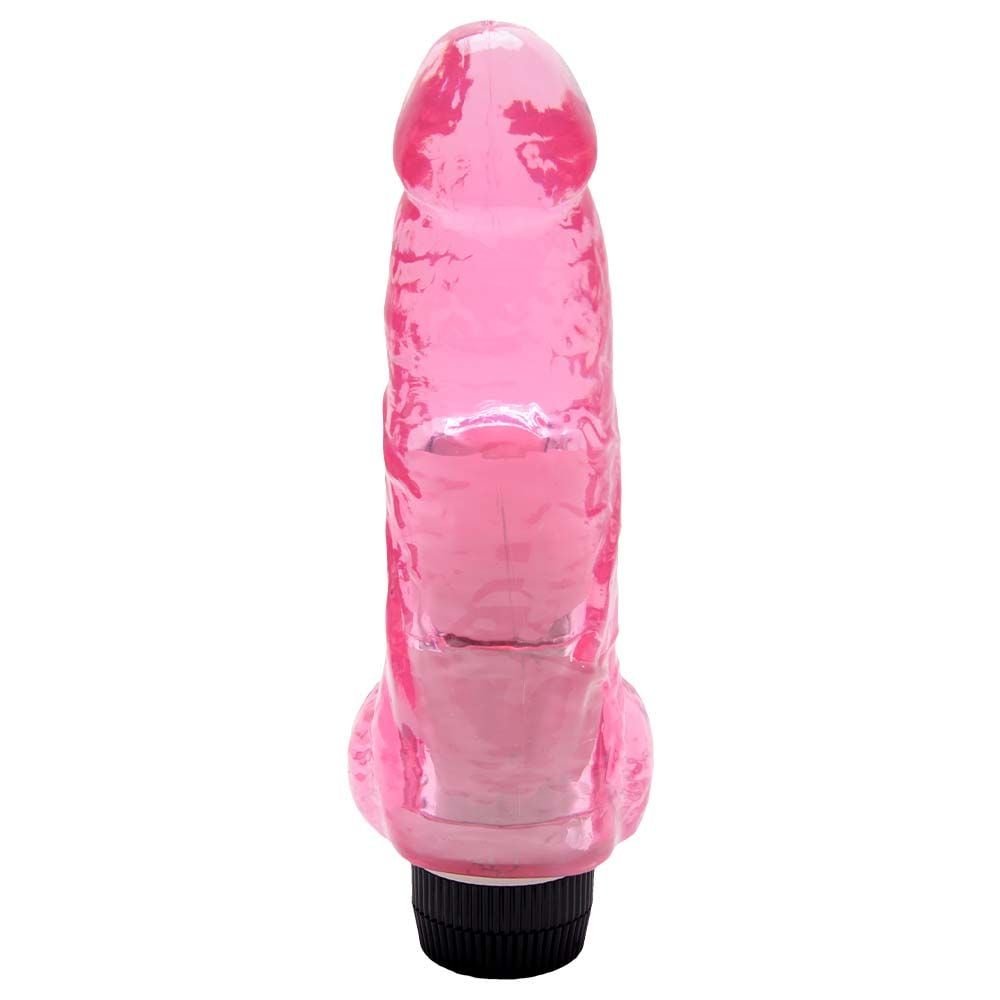 Pênis Com Escroto Vibrador 19 X 4,8cm Sexy Import
