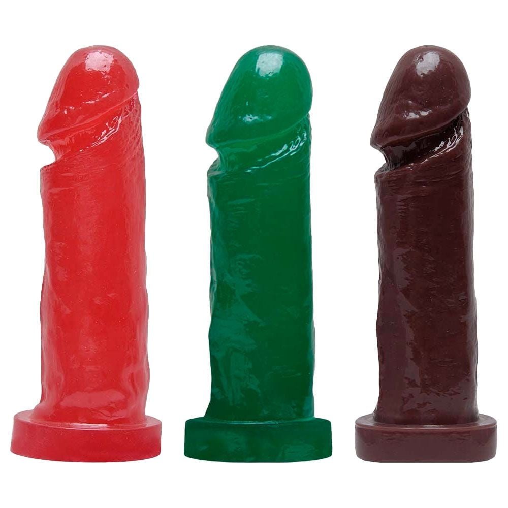 Pênis De Borracha Aromático 17 X 4cm Kgel