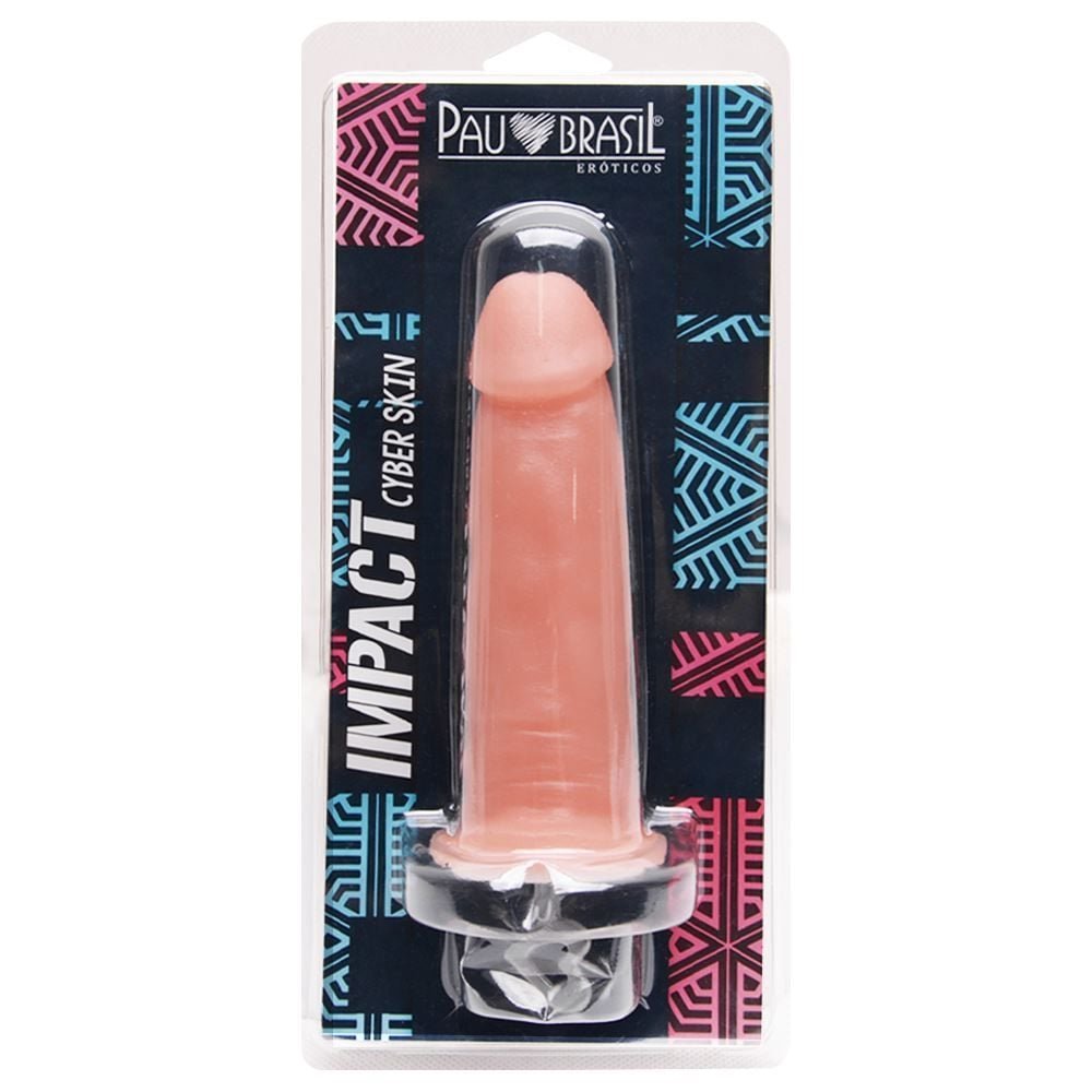 Pênis De Borracha Cyber Vertebrada 14,5 X 3,7cm Pau Brasil