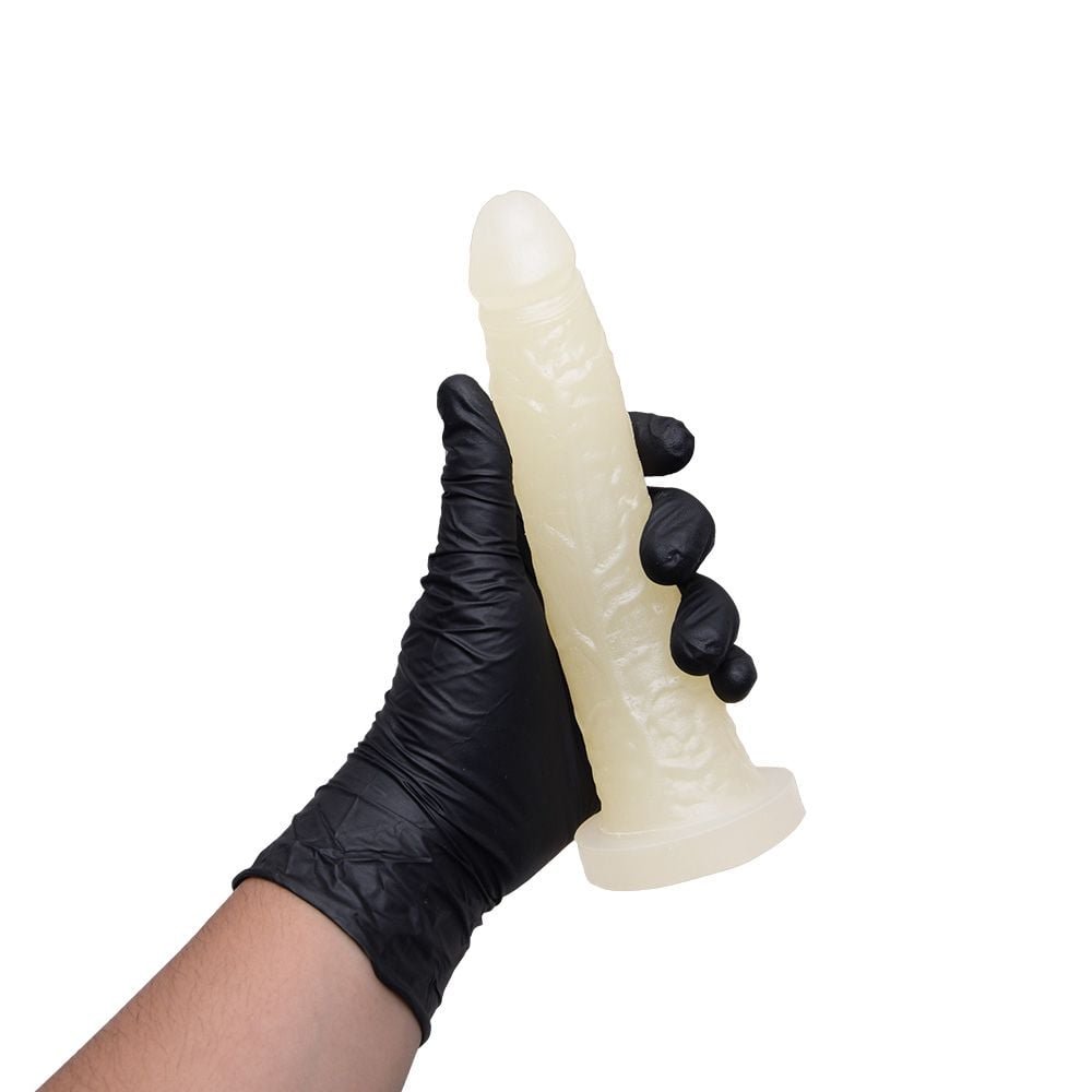 Pênis De Borracha Fosforescente 18 X 3,5cm Kgel