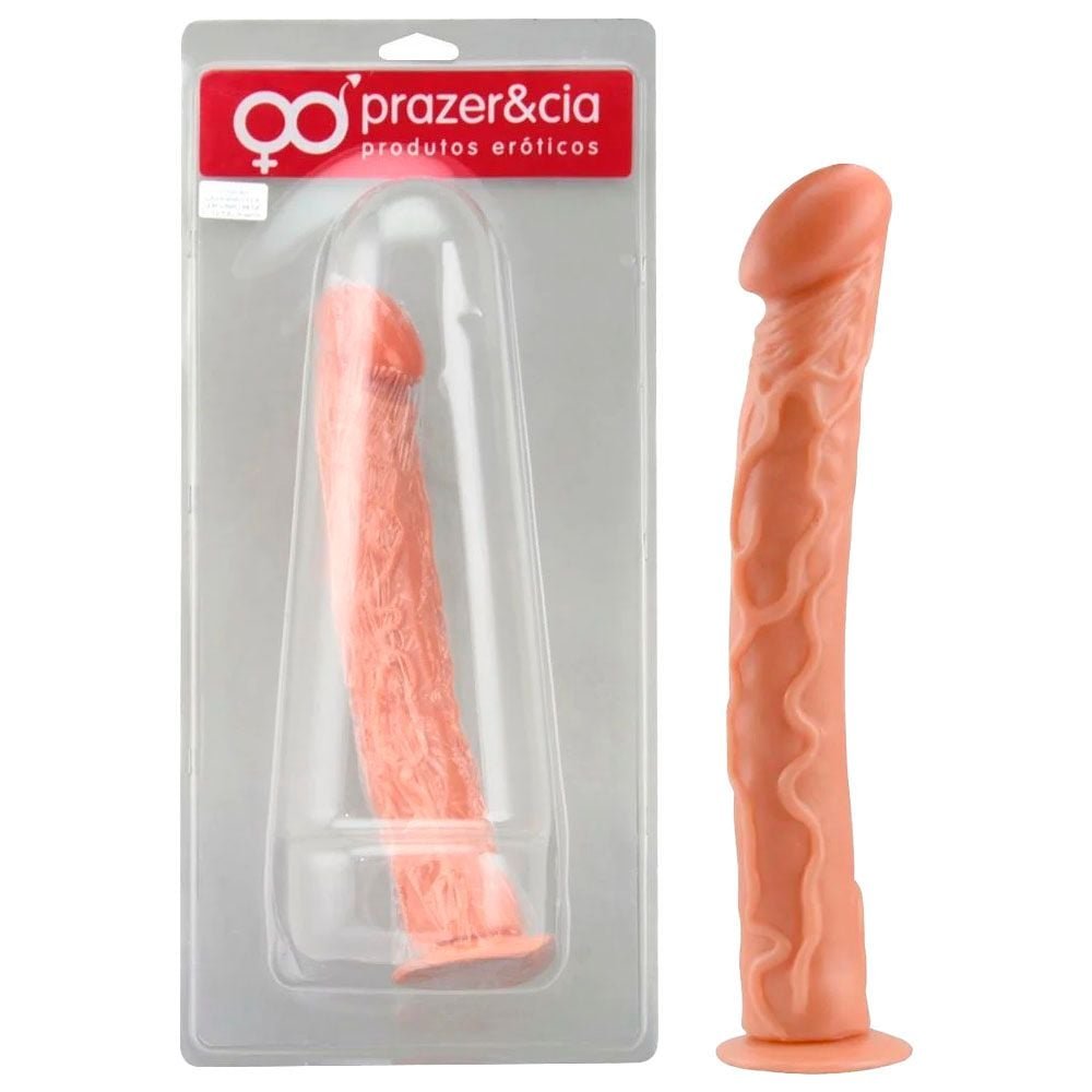 Pênis De Borracha Grande Maciça 32 X 5cm Prazer E Cia