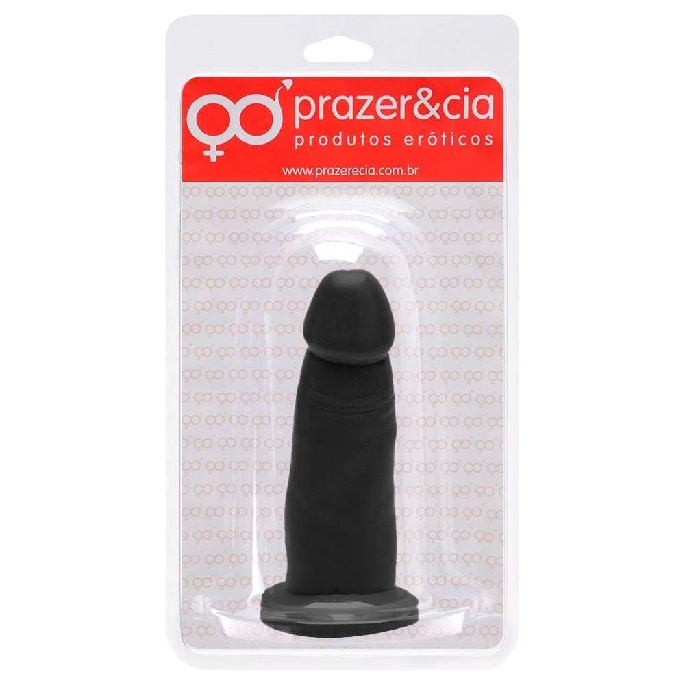Pênis De Borracha Maciça 11 X 3,1cm Prazer E Cia