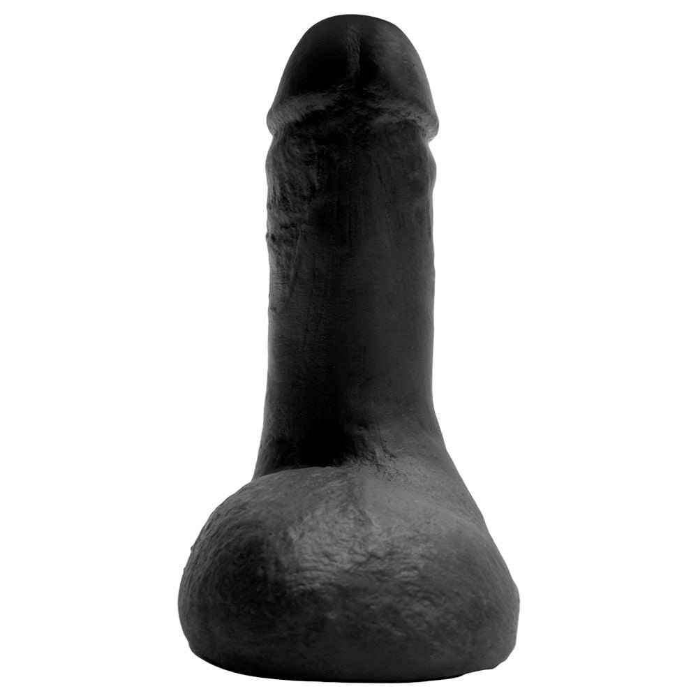 Pênis De Borracha Maciça 11,8 X 3,6cm Prazer E Cia